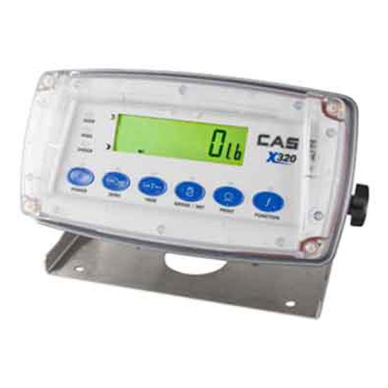 X320 scale indicator CAS
